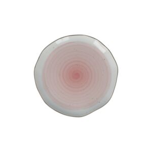 PLATE 19CM PORCELAIN ARTESANAL BULK PINK PLATE 19CM PORCELAIN ARTESANAL BULK PINK